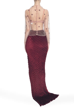 Pre Order - Slanted Long Skirt