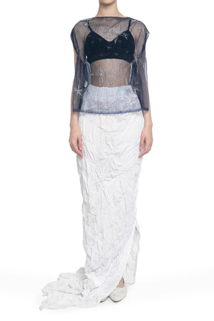 Pre Order - Sheer Gorden Cropped Top