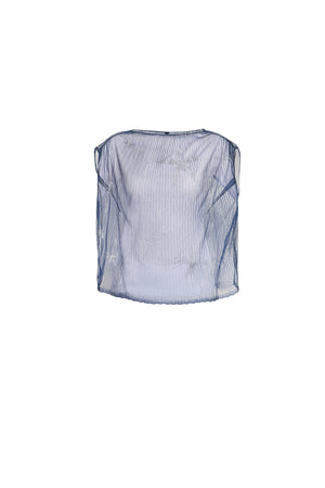 Pre Order - Sheer Gorden Cropped Top